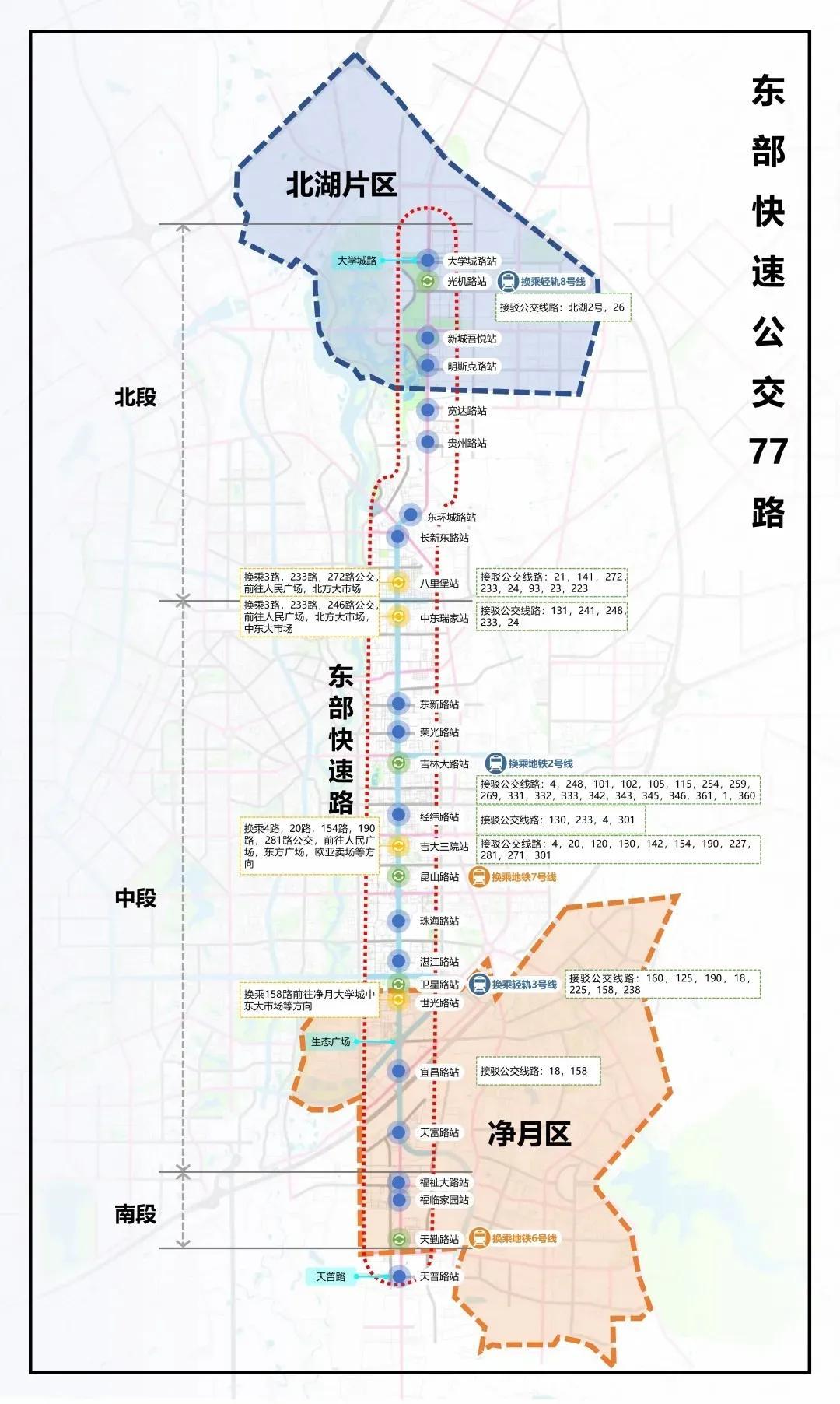 长春计划开通19条南北走向公交干线 公交路线图及站点设置汇总- 长春本地宝
